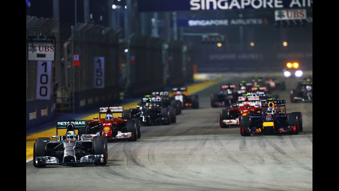 Start - GP Singapur 2014