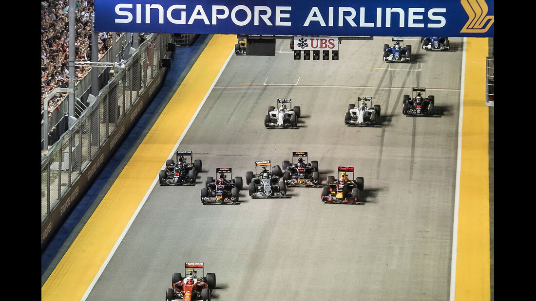Start - GP Singapur 2016