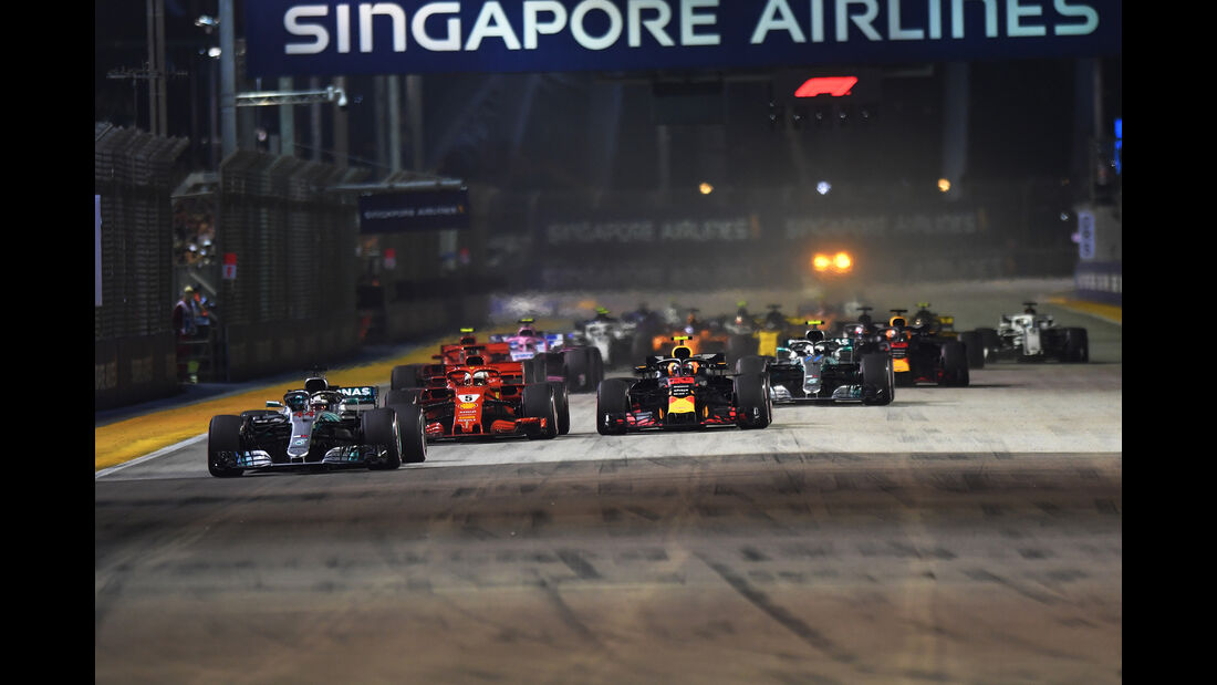 Start - GP Singapur 2018