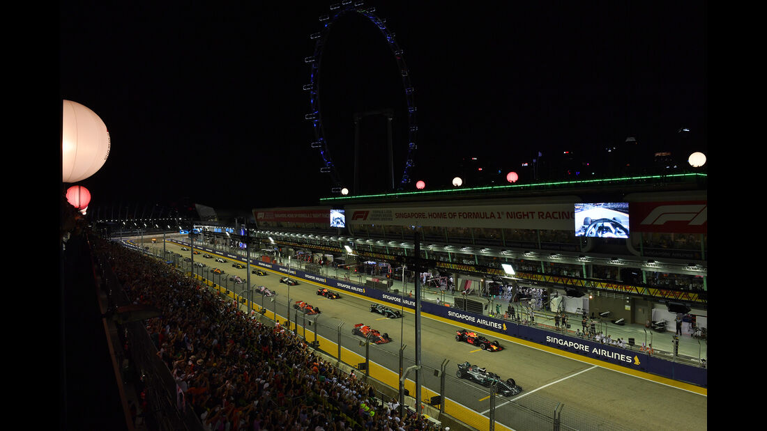 Start - GP Singapur 2018