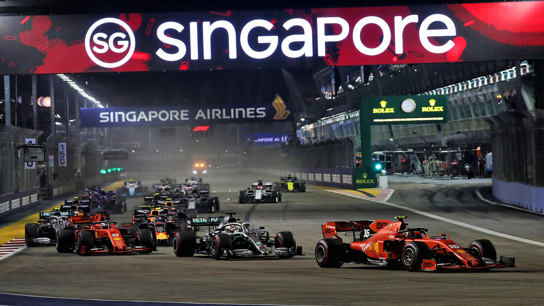 Start - GP Singapur 2019