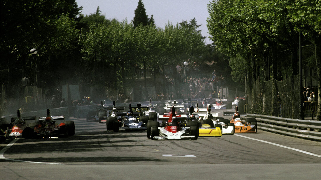 Start - GP Spanien 1975 - Montjuich Park