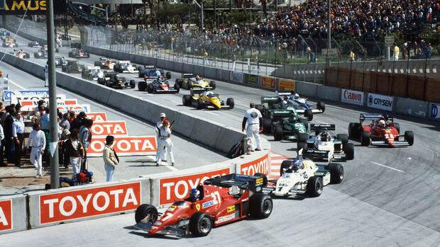 Start - GP USA-West - F1 - 1983