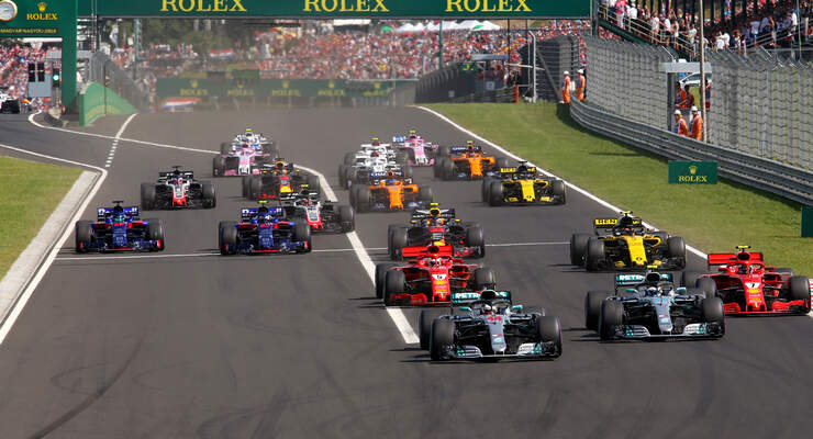 Start - GP Ungarn 2018 - Budapest - Rennen