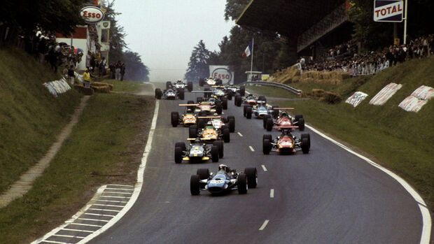 Start - Rouen - Formel 1 - GP Frankreich 1968