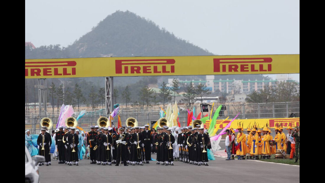 Startaufstellung - Formel 1 - GP Korea - 16. Oktober 2011