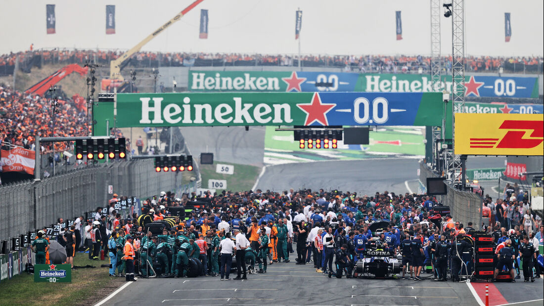 Startaufstellung - Formel 1 - GP Niederlande - 4. September 2022