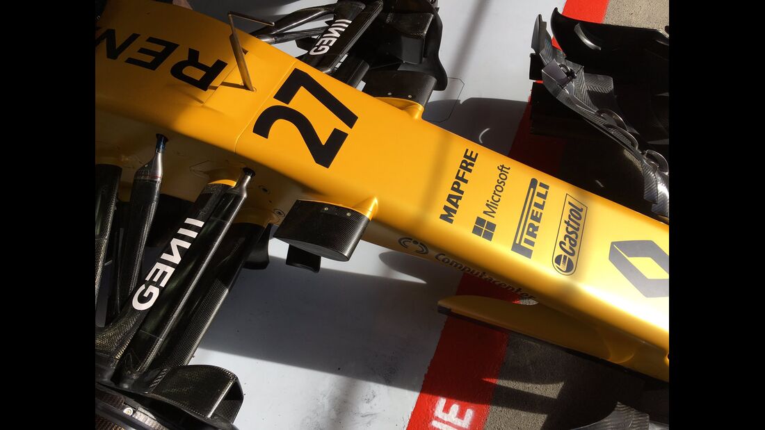 Startnummern - Renault - GP Spanien 2017