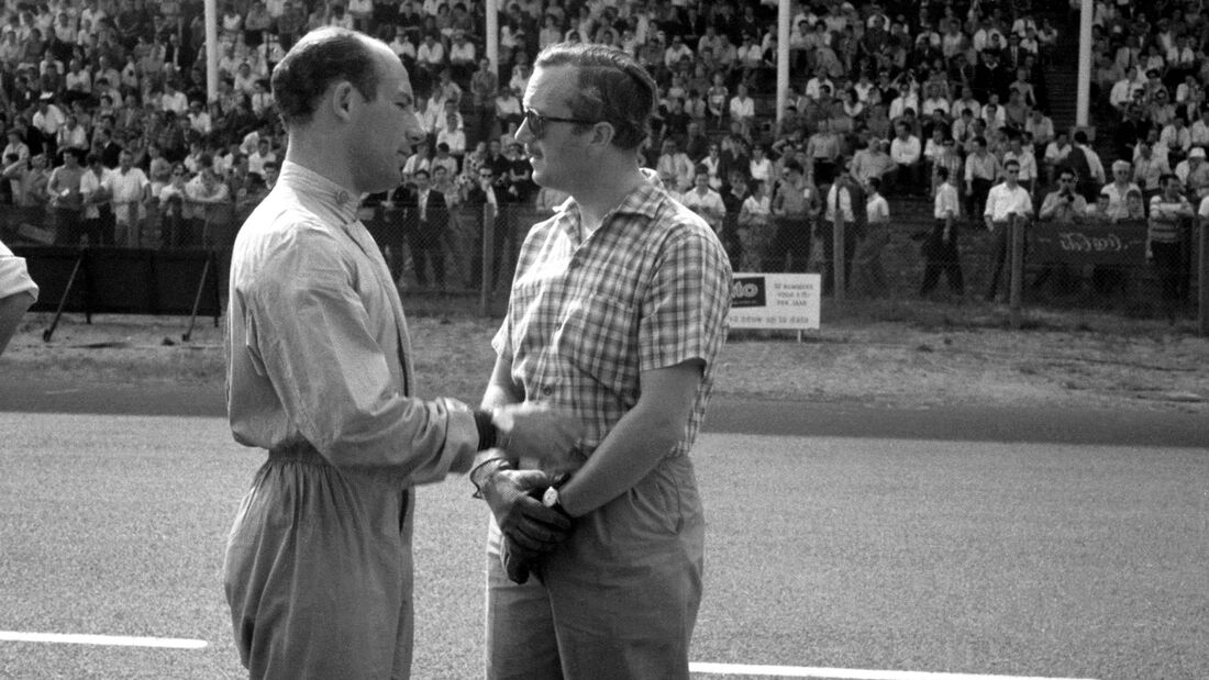 Stirling Moss - Colin Chapman - GP Niederlande 1960 - Zandvoort 