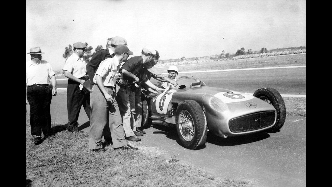 Stirling Moss - Mercedes-Benz W 196 R Monoposto - GP Argentinien 1955 - Buenos Aires