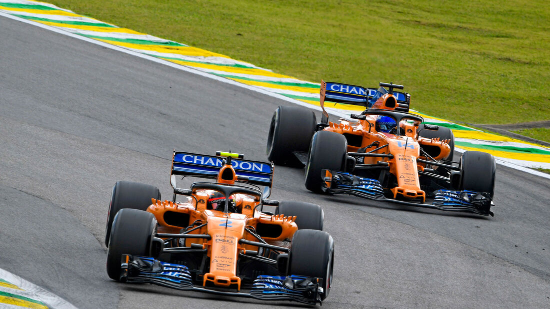 Stoffel Vandoorne - Fernando Alonso - McLaren - GP Brasilien 2018