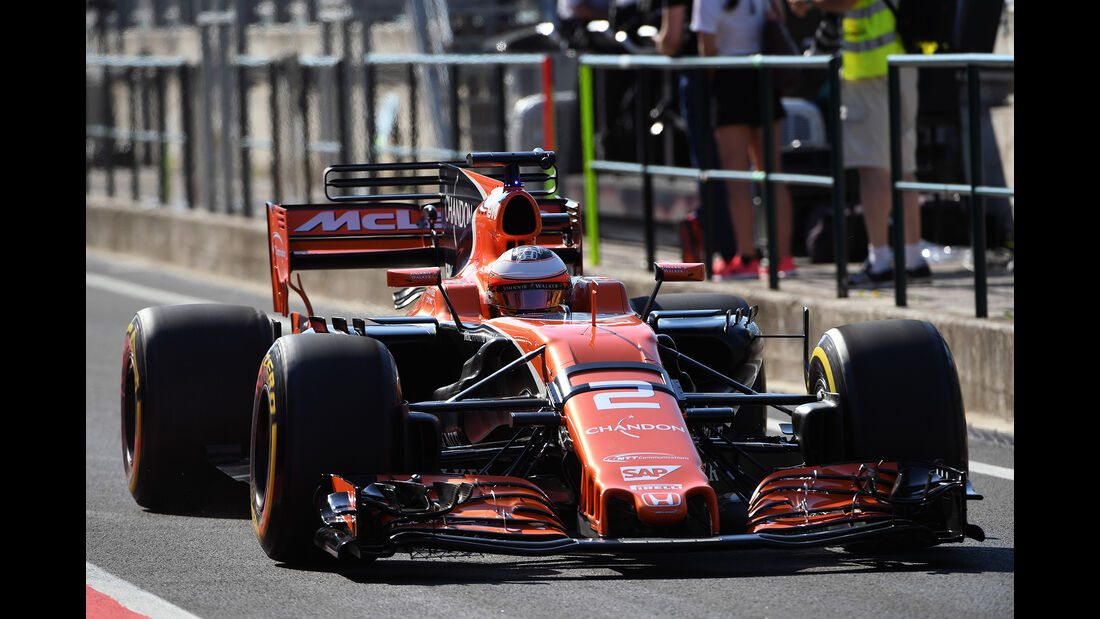 Stoffel Vandoorne - McLaren - Formel 1 - Test - Ungarn - Budapest - 1. August 2017