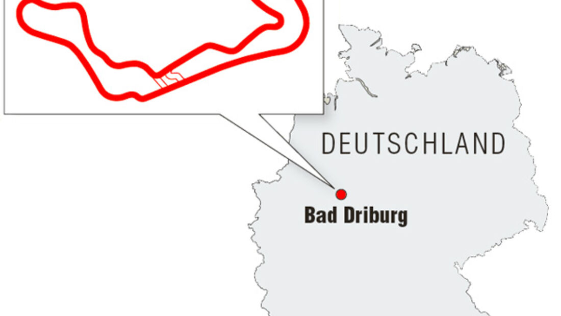 Streckengrafik Bilster Berg-Rennstrecken