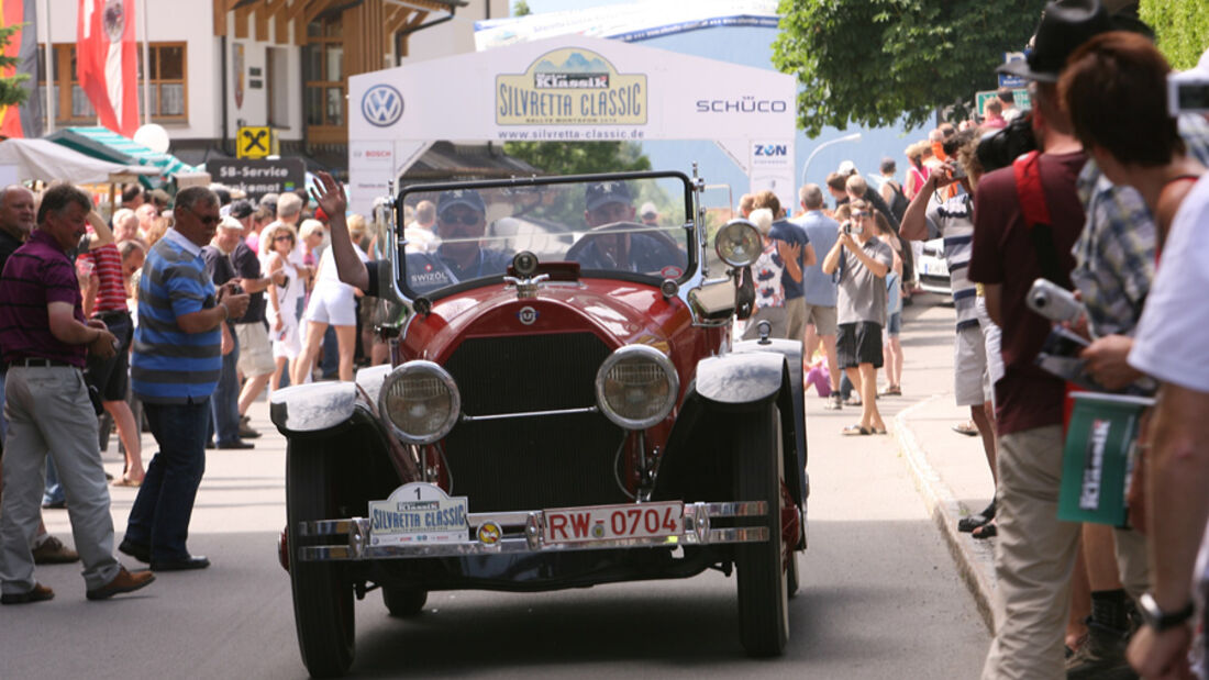 Stutz Bearcat bei der Silvretta Classic 2010 - Hannes Steim und Adolf Heitzmann