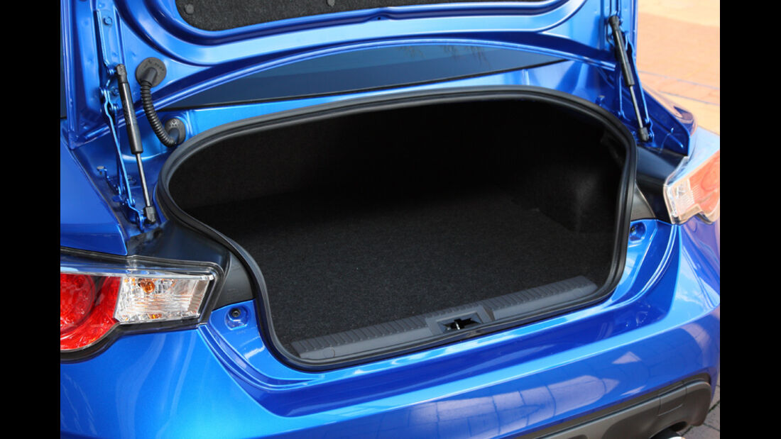 Subaru BRZ, Kofferraum