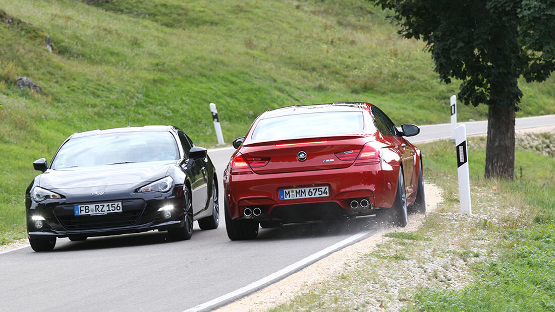 Subaru BRZ und BMW M6