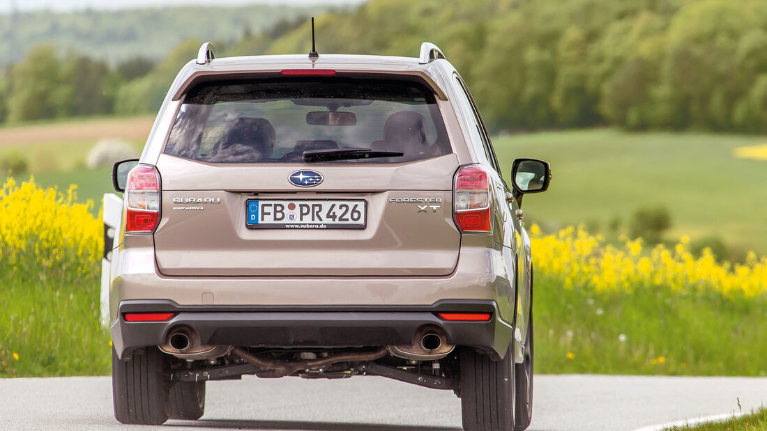 Subaru Forester 2.0 XT Platinum, Heckansicht