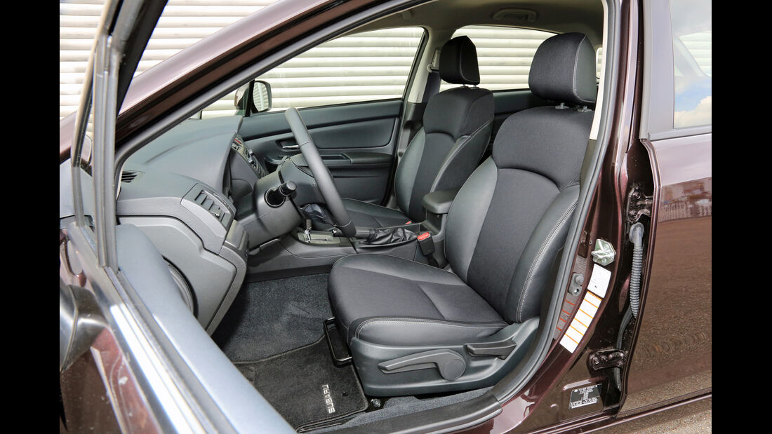 Subaru Impreza 1.6i Comfort, Vordersitze
