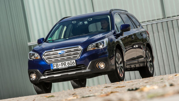 Subaru Outback 2.0D, Frontansicht