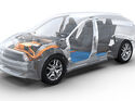 Subaru Toyota Elektro-Plattform Schnittbild Röntgenbild technische Zeichnung