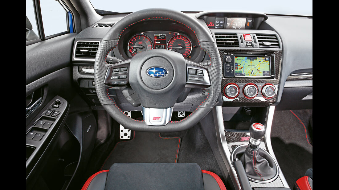 Subaru WRX STI, Cockpit