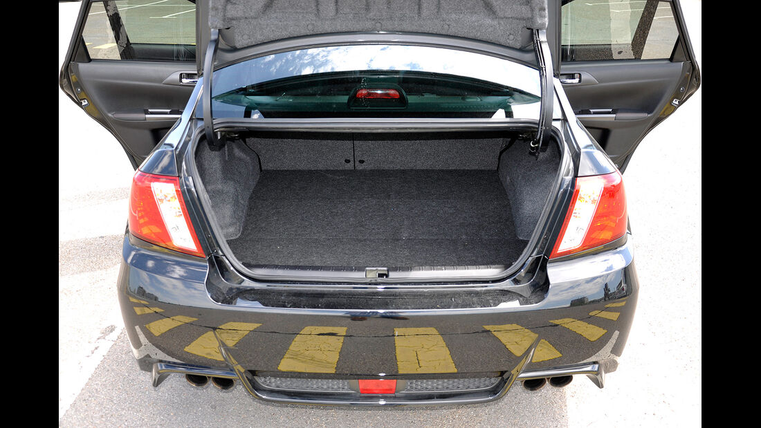 Subaru WRX STi, Kofferraum