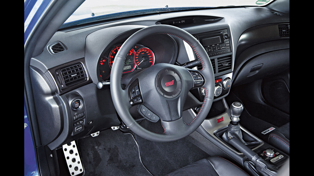 Subaru WRX Sti, Cockpit, Lenkrad