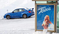 Subaru WRX Sti, Seitenansicht, Arosa