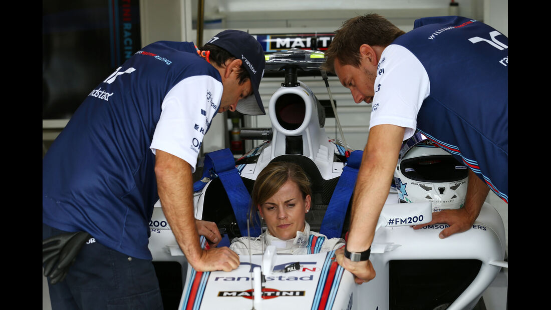 Susie Wolff - Williams - Formel 1 - GP England - Silverstone - 3. Juli 2014