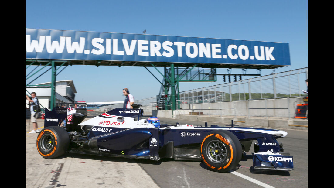 Susie Wolff - Williams - Young Drivers Test - Silverstone - 19. Juli 2013