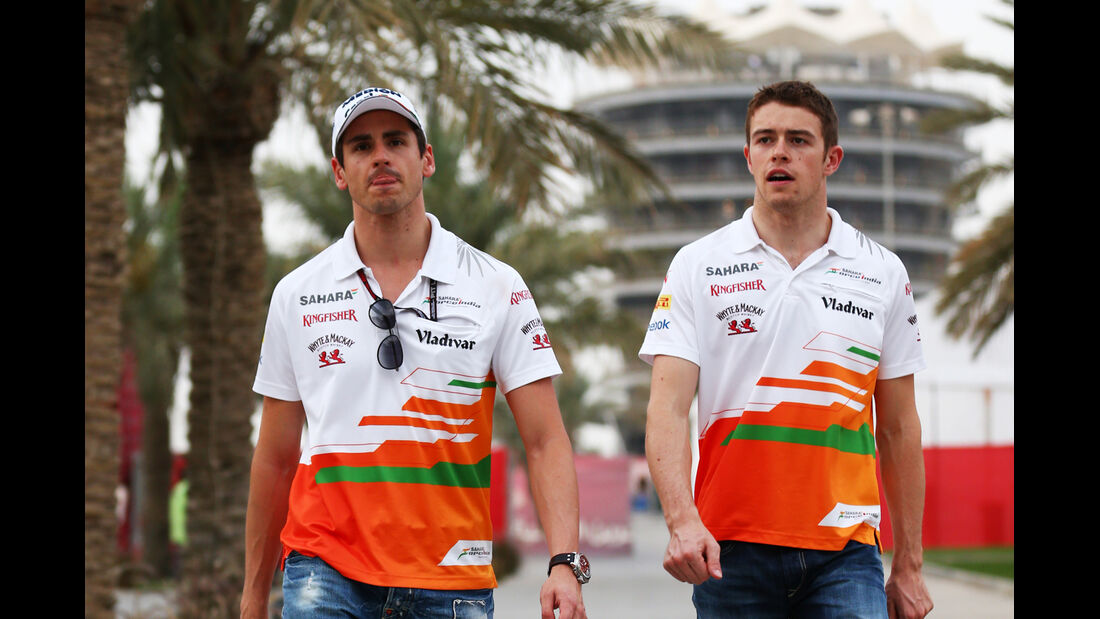 Sutil & Di Resta - GP Bahrain 2013