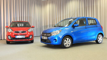 Suzuki Celerio, Kia Picanto, Frontansicht