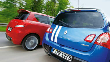 Suzuki Swift Sport, Renault Twingo Gordini R.S., Heck