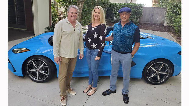 Sylvester Stallone bekommt seine Chevrolet Corvette