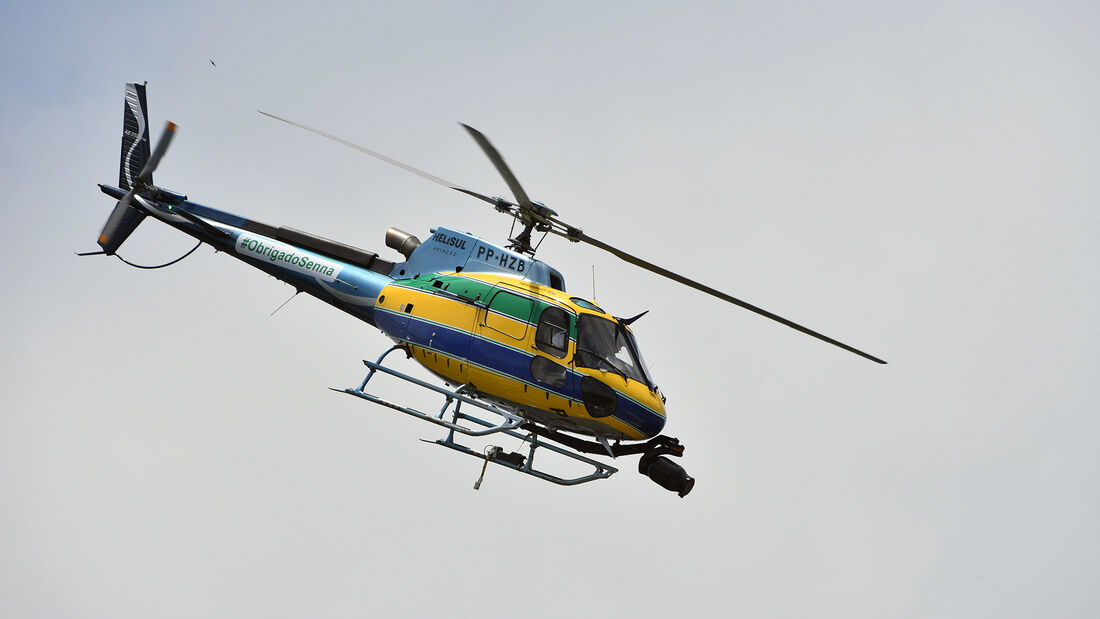 TV-Helikopter - GP Brasilien 2019