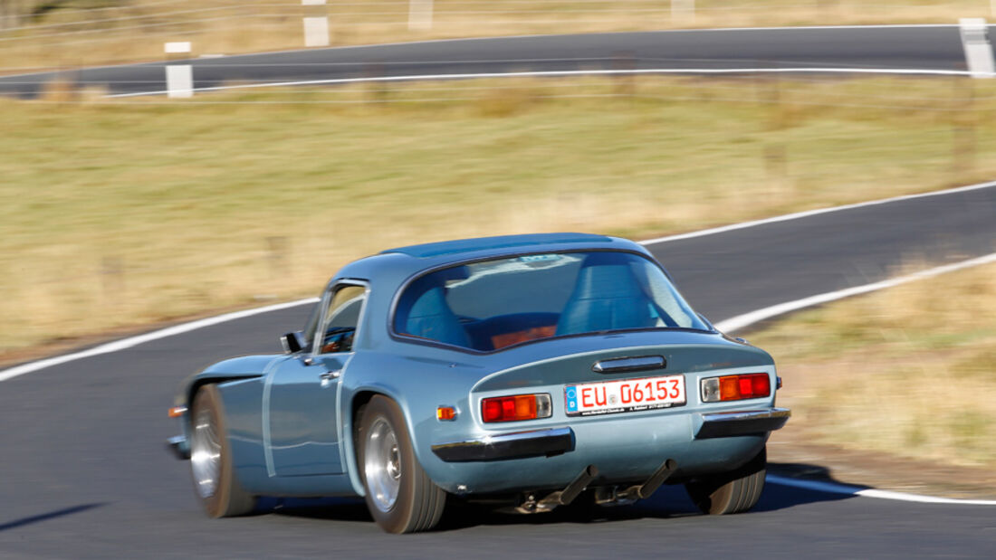 TVR 2000 M, Front, Kurvenfahrt