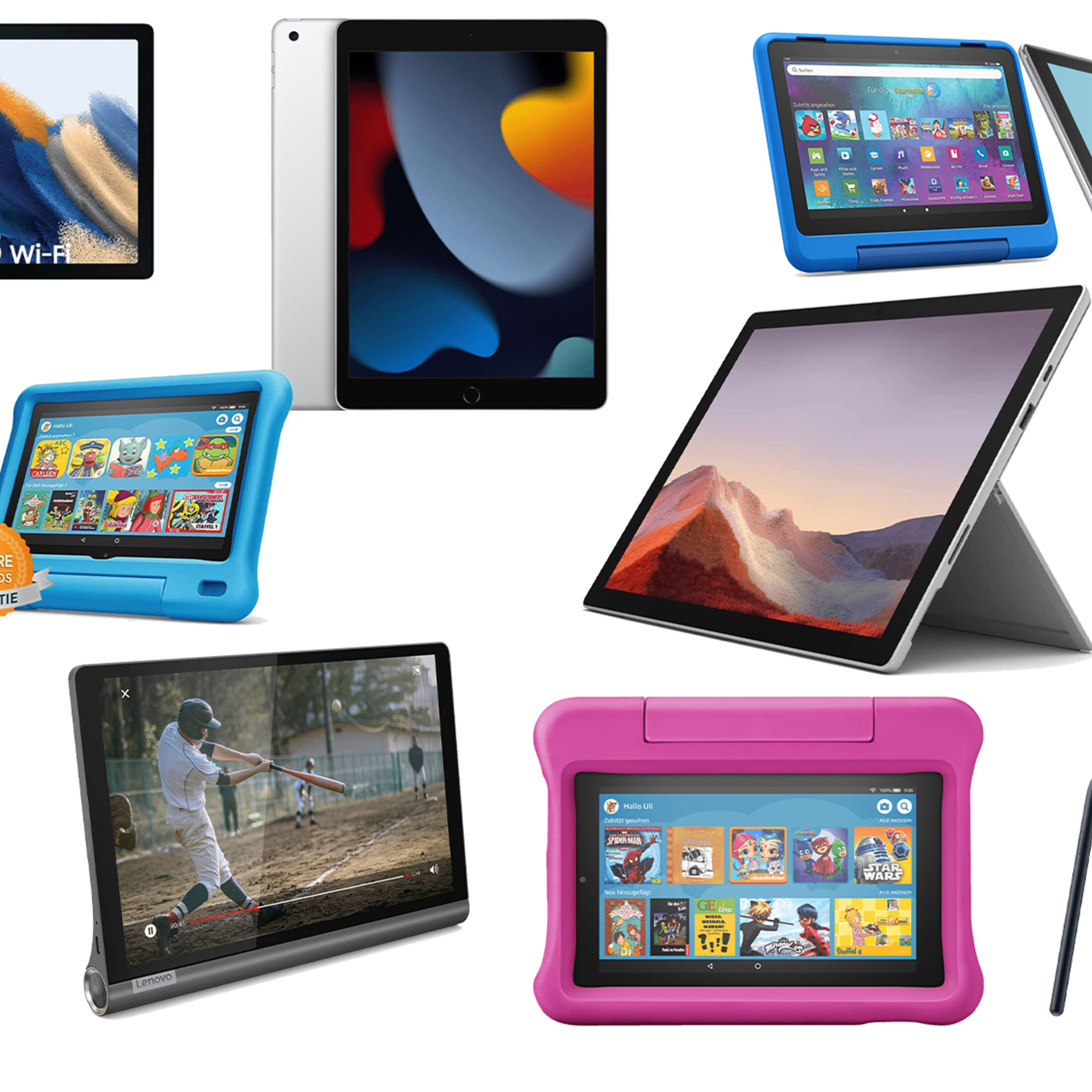 Tablets für Kinder: iPad und Co. für die lange Fahrt