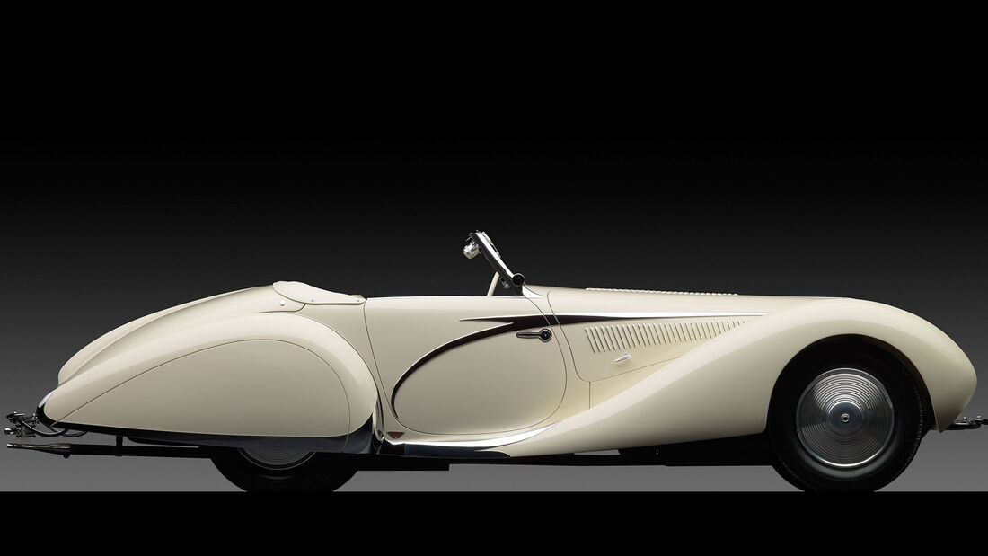 Talbot-Lago T150 SS Teardrop Cabriolet by Figoni et Falaschi (1938)