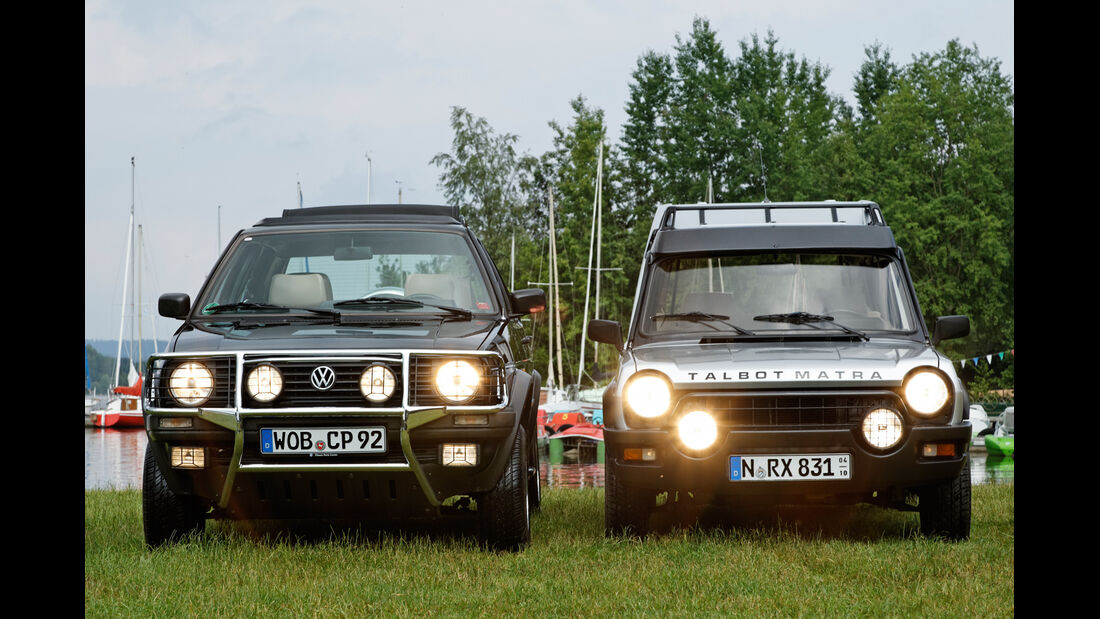 Talbot Matra Rancho, VW Golf Country, Frontansicht