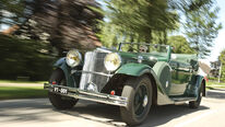 Tatra T80, Seitenansicht, Ersatzrad