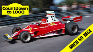 Teaser - 1000 GPs - Niki Lauda - Ferrari 312T - GP Spanien 1975