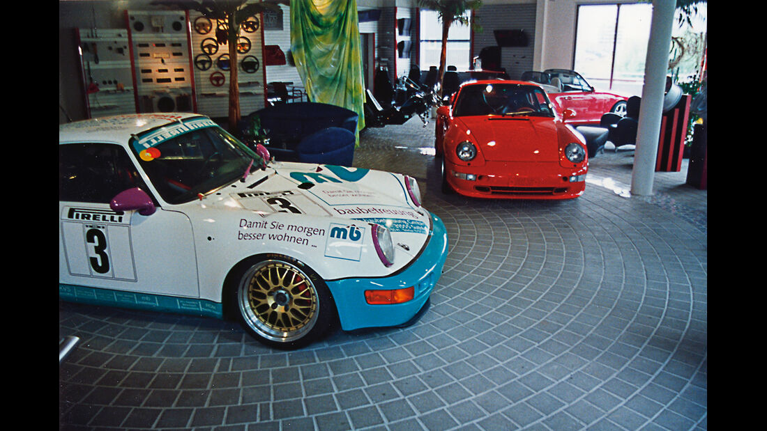 Techart-Porsche, Ausstellungsraum