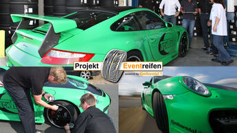 Techart-Porsche Reifen Reifenmessung