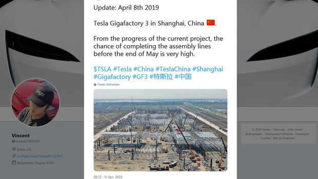 Tesla Gigafactory 2, Shanghai, 04/2019