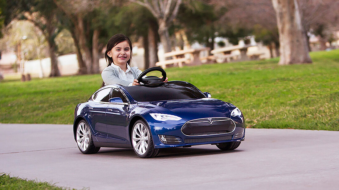 Tesla für Kinder: E-Auto im Miniaturformat