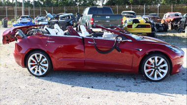 Tesla Model 3, Autopilot-Unfall