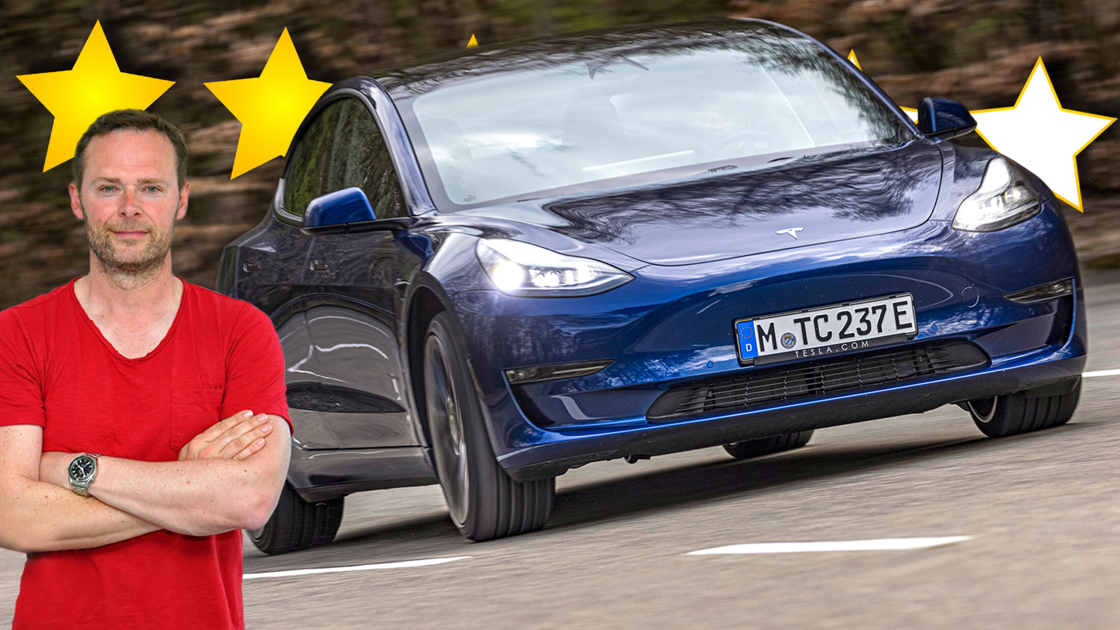 Tesla Model 3 LR: E-Auto-Supertest mit Alex Bloch