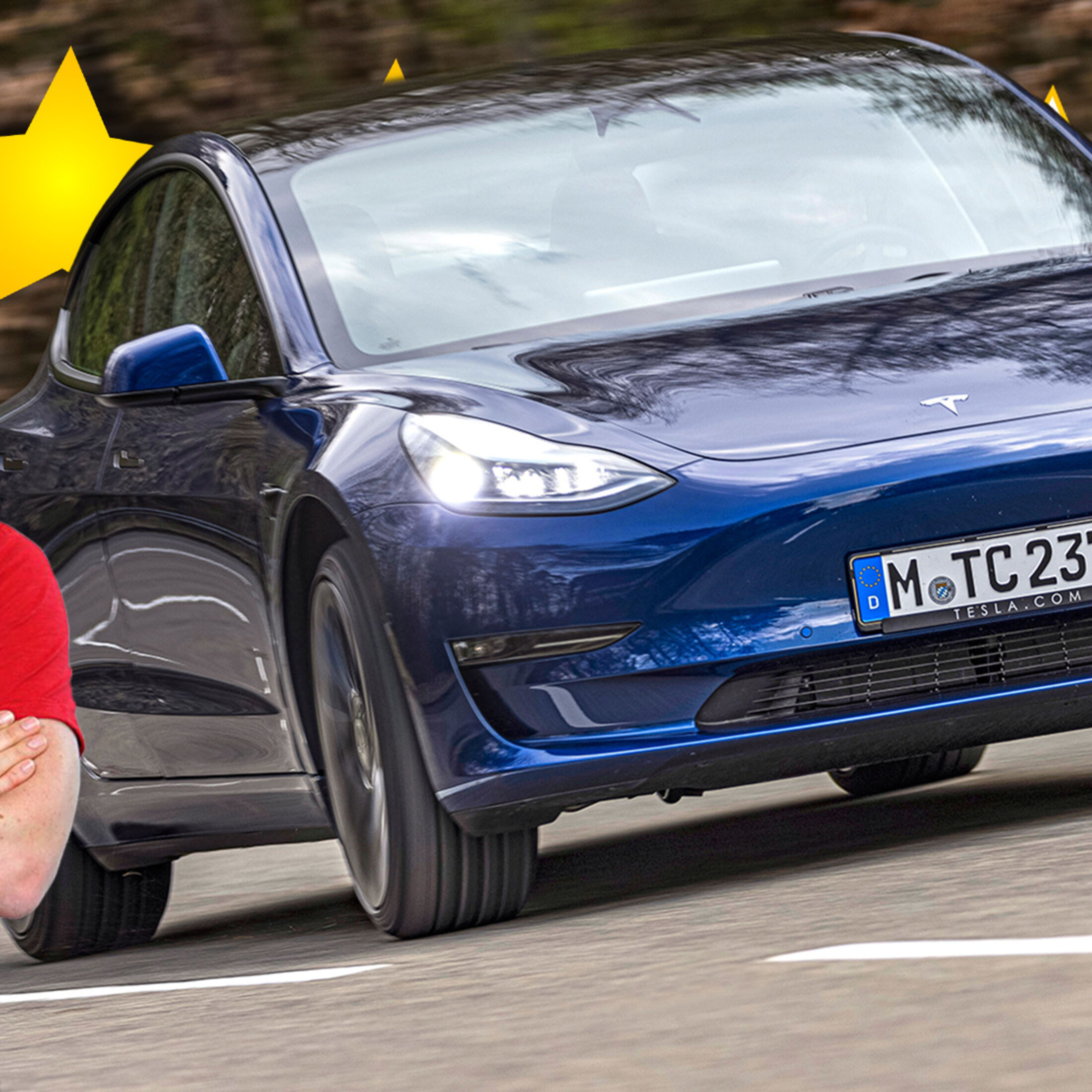 Tesla Model 3 LR: E-Auto-Supertest mit Alex Bloch
