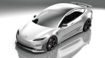 Tesla Model 3 Performance mit Carbon-Bodykit von Unplugged Performance