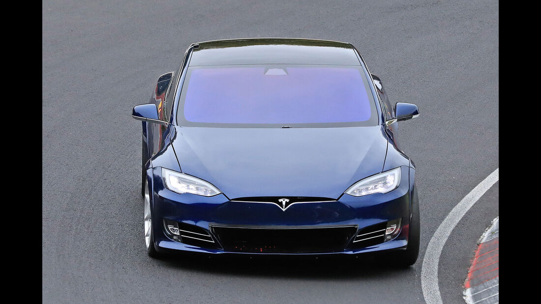 Tesla Model S Nordschleifenrekordversuch